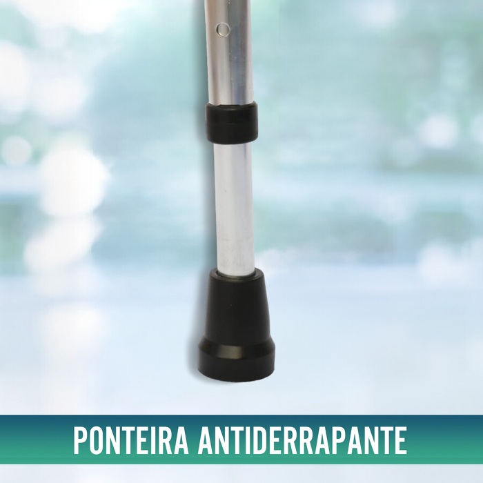 Muleta Ortopédica Ajustável em Altura - Ergonómica