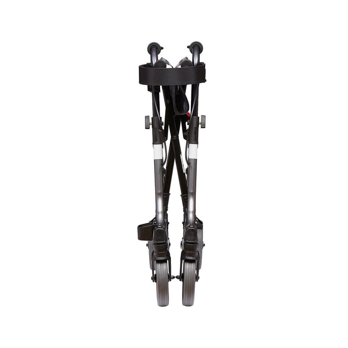 Andarilho Dobrável de 4 Rodas - Altura Ajustável