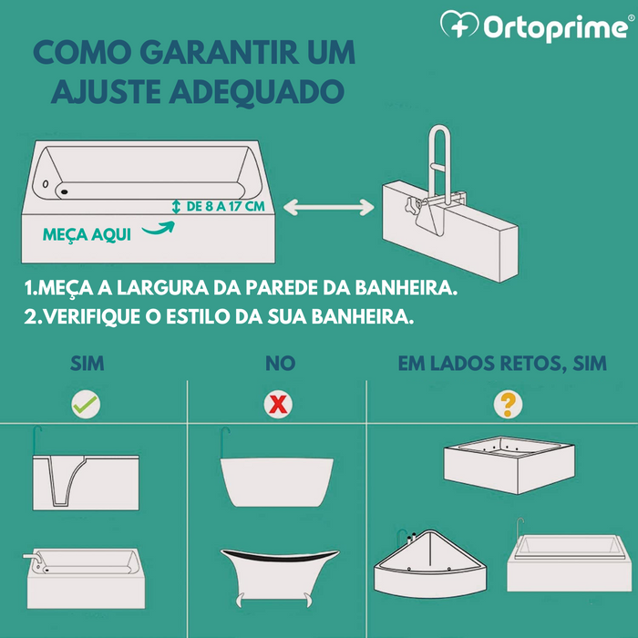 Barra de Apoio para Banheira