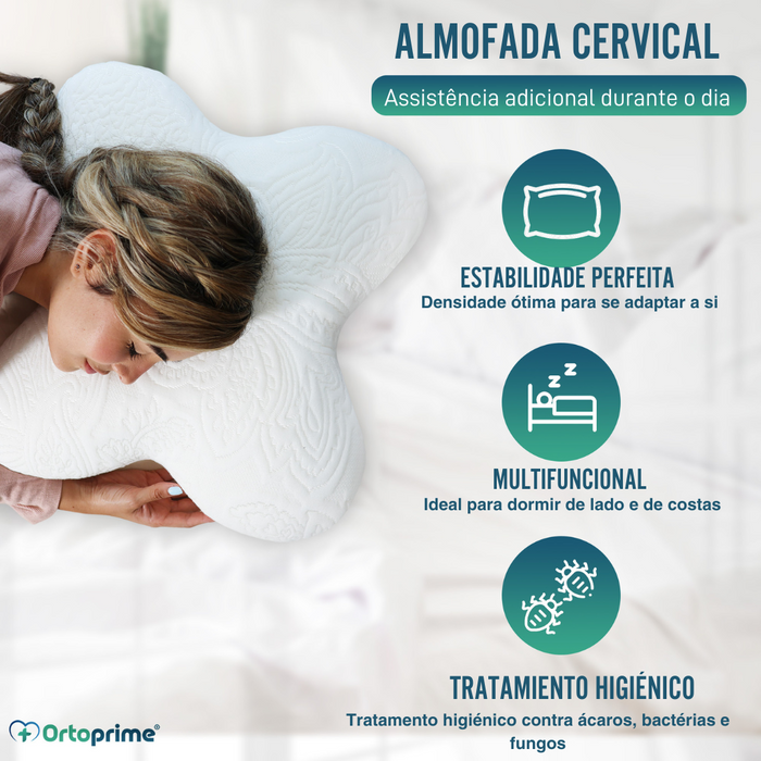 Almofada Viscoelástica Borboleta com Efeito de Memória Adaptável