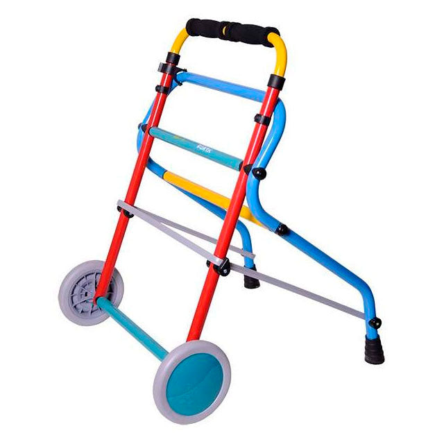 Andarilho Infantil Ultra Leve com Duas Rodas Altura Regulável