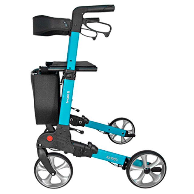 Andarilho para Idosos Dobrável com Pedal de Elevação e Assento