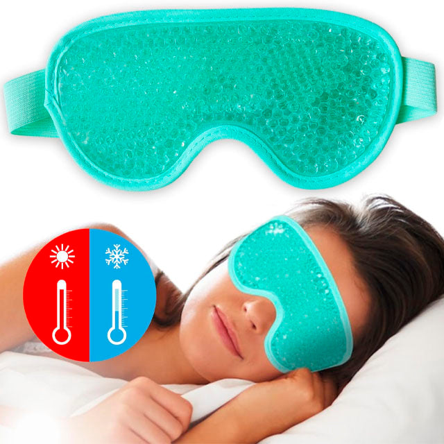 Máscara de Gel Frio e Quente com Banda Ajustável para os Olhos