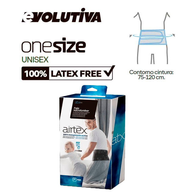 Cinta Sacrolombar Adaptável - Com Reforço Lombar