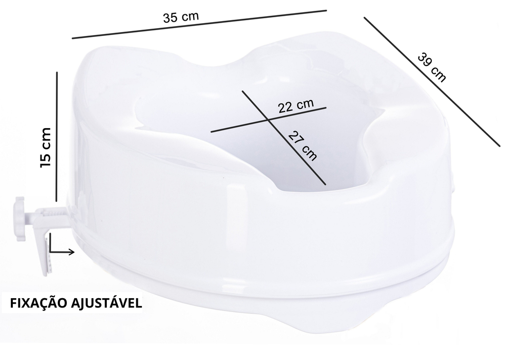 Alteador de Sanita com Tampa de 15 cm - Universal