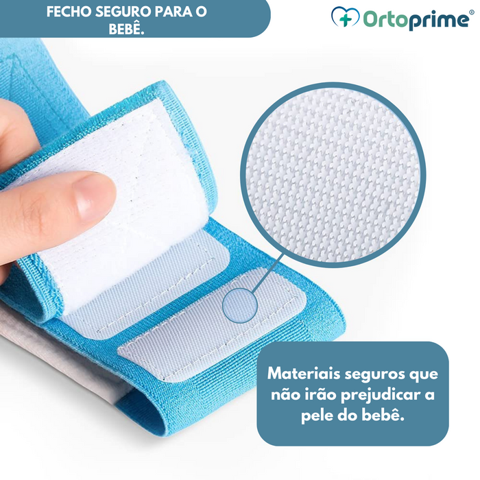 Cinta de Hérnia Umbilical para Bebés com 3 Almofadas