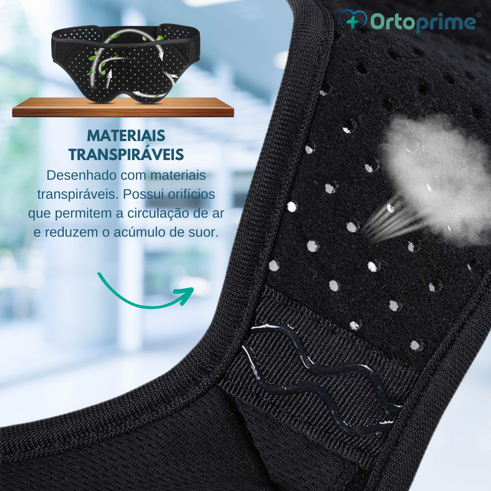 Cinta para Hérnia Inguinal com Almofadas Acolchoadas - Unissexo