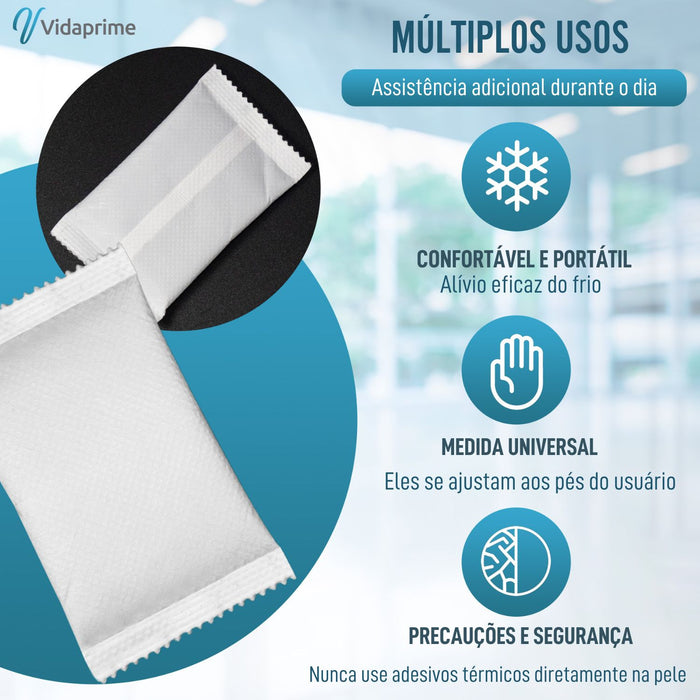 Parches Aquecedores de Mãos Térmicos Instantâneos | Pack x10 Uds
