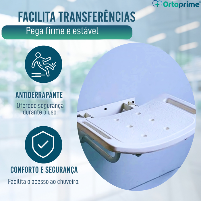 Banco Dobrável de Parede para Duches - 2 Variantes