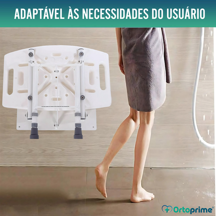 Banco Dobrável de Parede para Duches - 2 Variantes