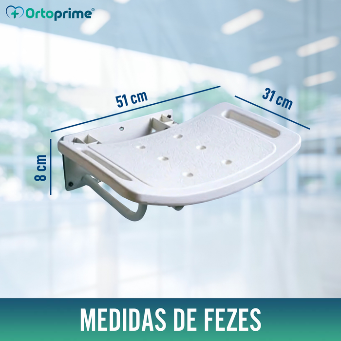 Banco Dobrável de Parede para Duches - 2 Variantes