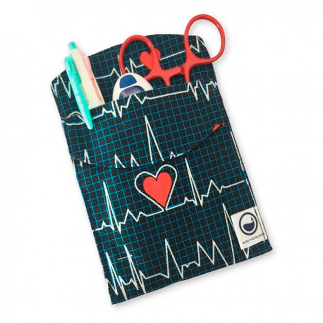 Porta-bolsos Enfermeira com Dupla Aba | Vários Padrões