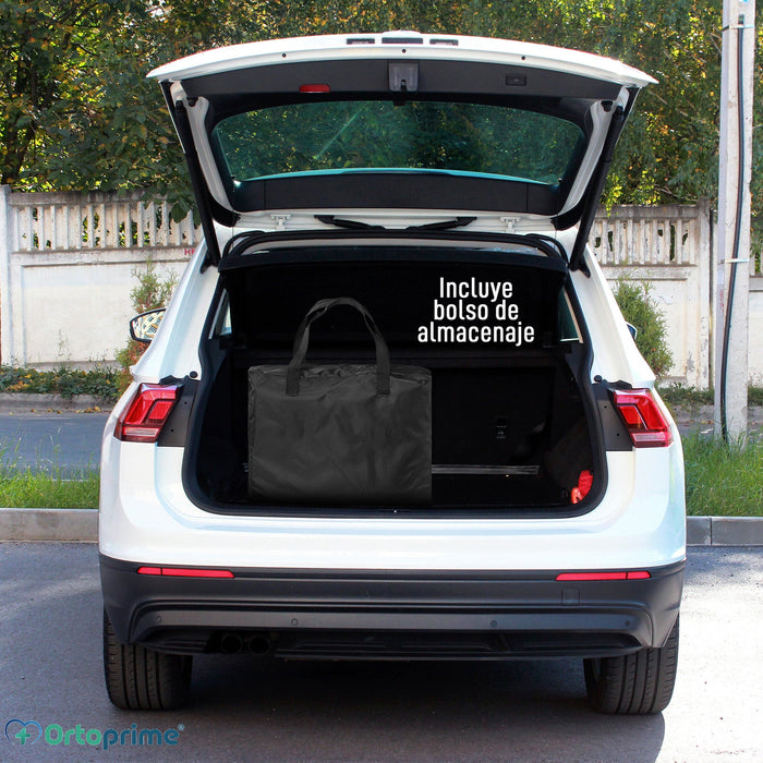 Silla de ruedas plegable aluminio ligera cómoda para mayores