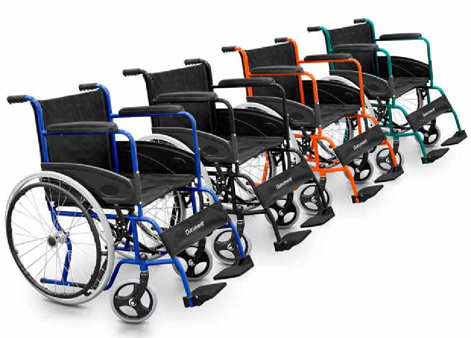 Cadeira de Rodas Dobrável Básica - Mobilidade Reduzida