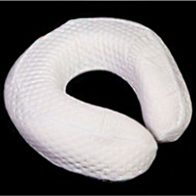 Almofada Anatómica Viscoelástica Branca em Forma de Ferradura