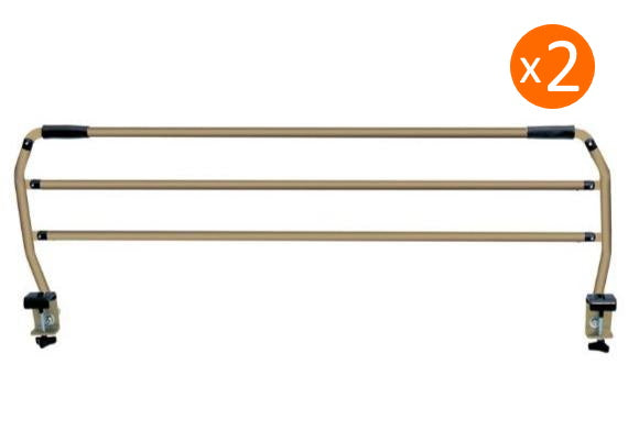 Kit de 2 Trilhos de Segurança Dobráveis - Três Tubos