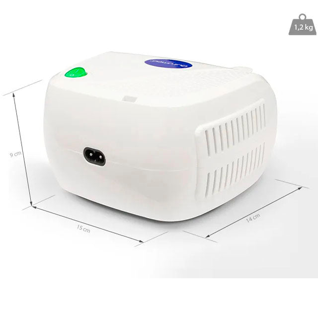 Nebulizador com Compressor de Uso Contínuo para Adultos e Crianças