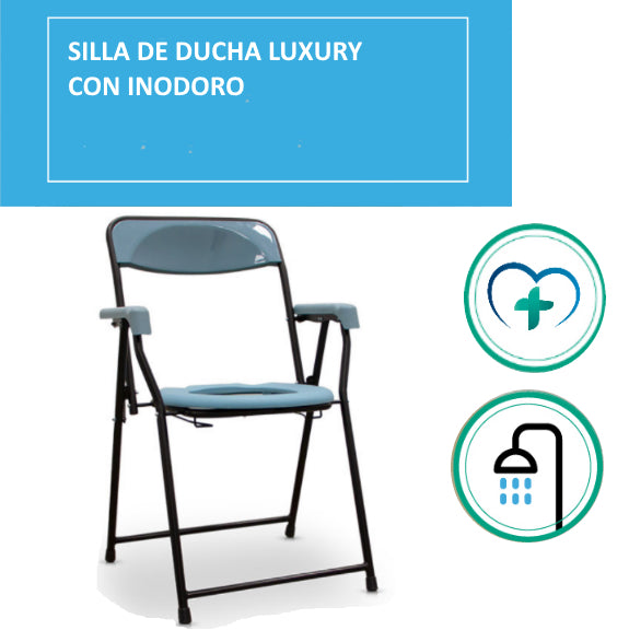 Cadeira Sanitária de Luxo com Vaso Sanitário