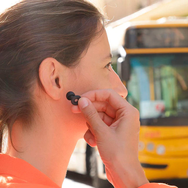 Tampões de Ouvidos em Silicone com Almofadas Adaptáveis - Para o Ruído