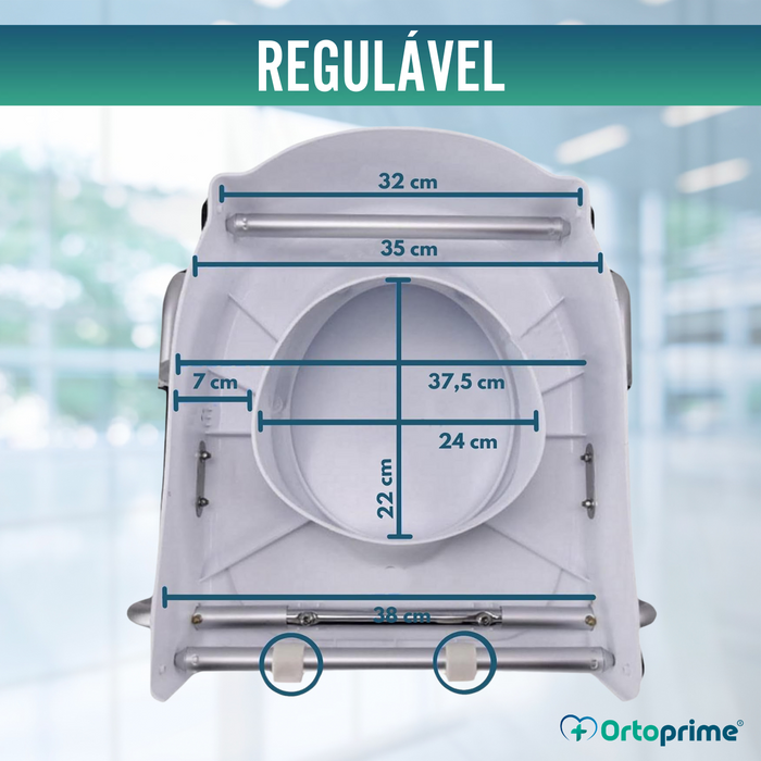 Alteador de Sanita Inclinável OrtoPrime Conforto