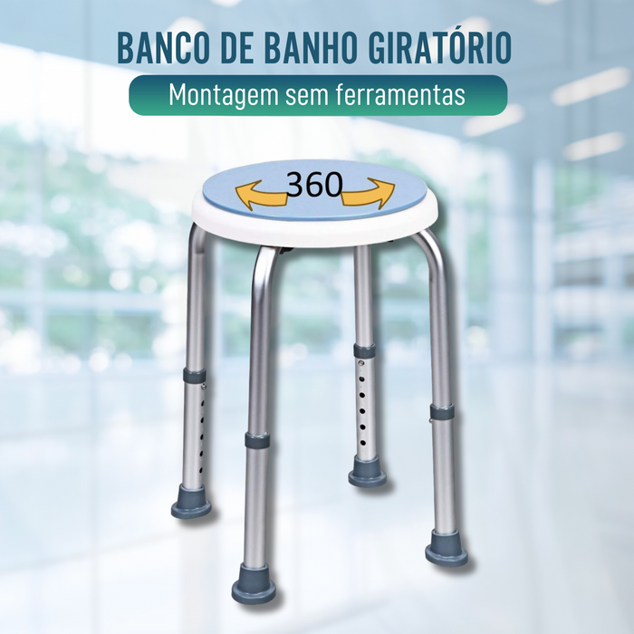 Banco de Banho Giratório