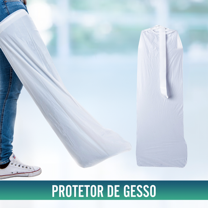 Muletas Ajustáveis para Adultos - Pacote de 2 Unidades com Capas de Gesso