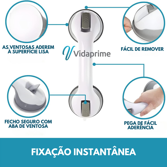 Pega para Chuveiro de Fixação Instantânea