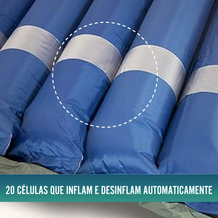 Colchão Anti-escaras com Células Intercambiáveis Compressor PROTECTIVE