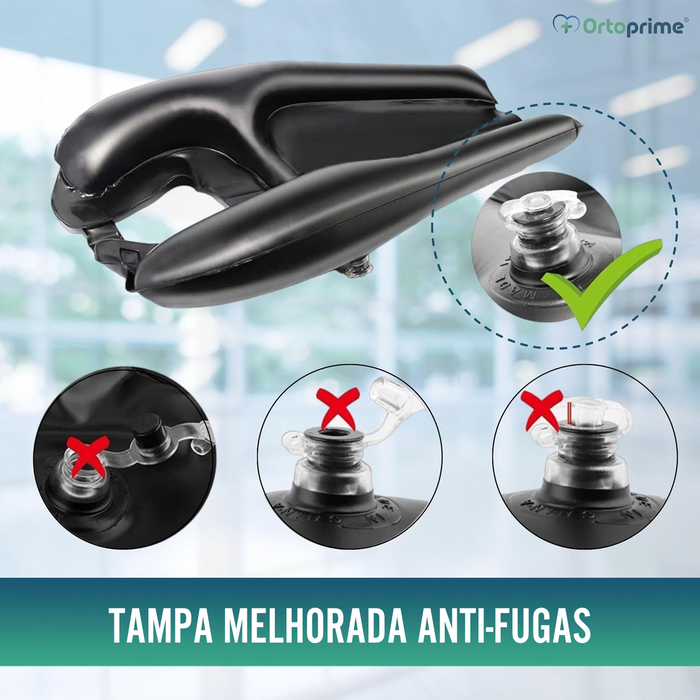 Lava Cabeças Portátil Insuflável e Ergonómico - Confortável e Seguro