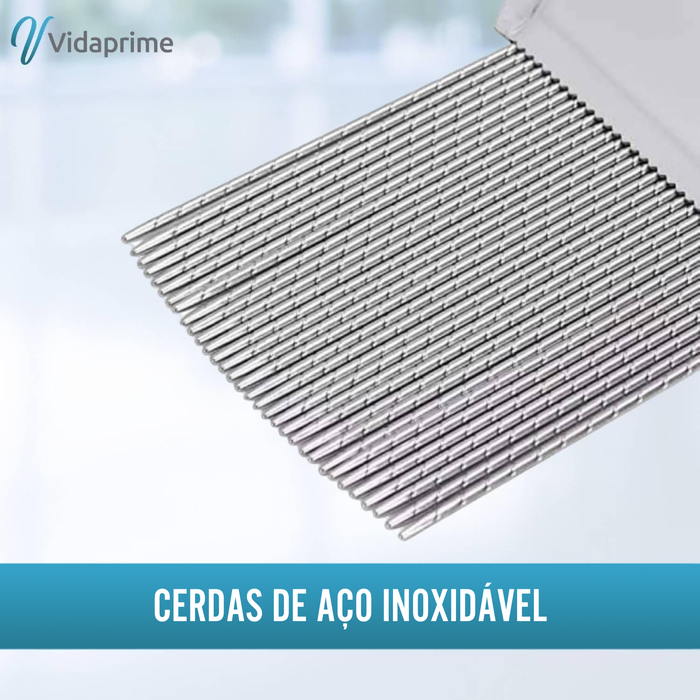 Pente para os Piolhos em Aço Inoxidável