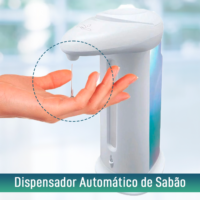 Dispensador Automático de Sabão - Capacidade de 350 ml