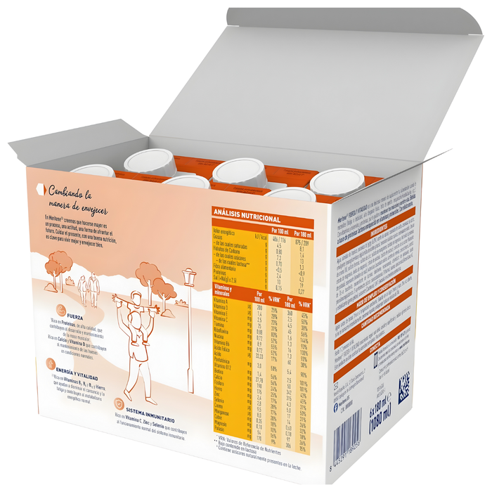 Pacote de 6 Garrafas de Suplemento Alimentar - 2 Sabores