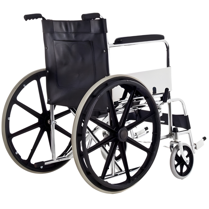 Cadeira de Rodas com Assento Sanitário Acolchoado
