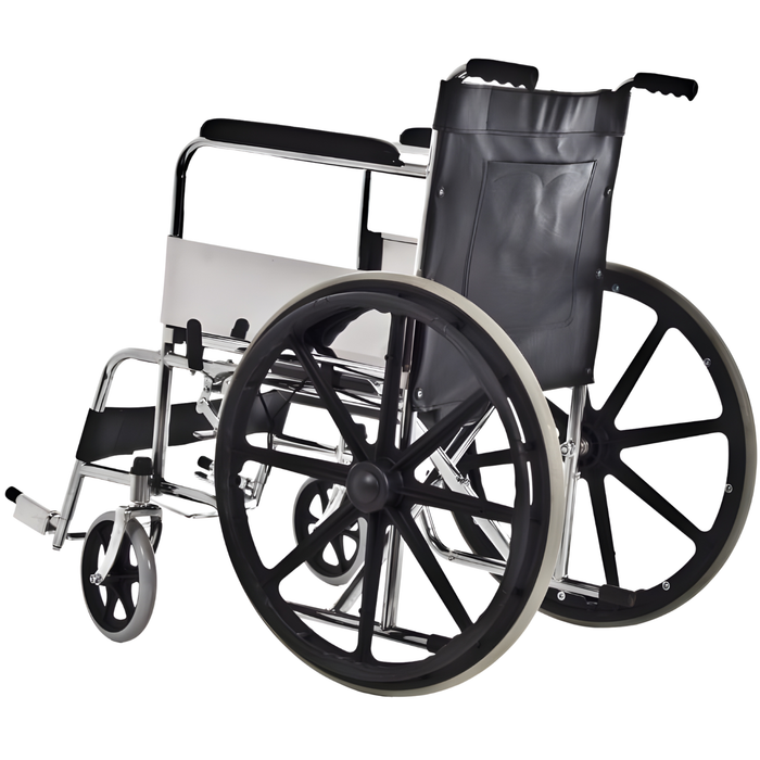 Cadeira de Rodas com Assento Sanitário Acolchoado