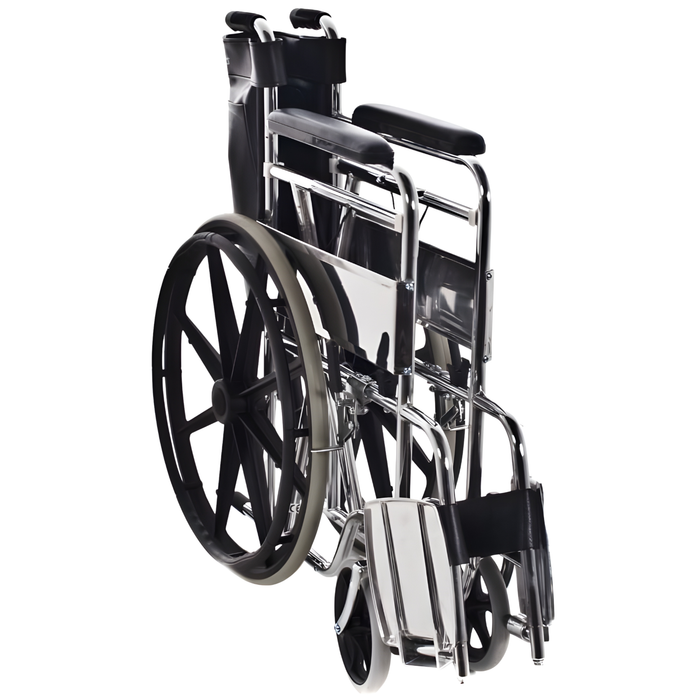 Cadeira de Rodas com Assento Sanitário Acolchoado