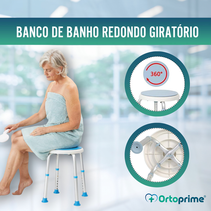 Banco de Banho Giratório