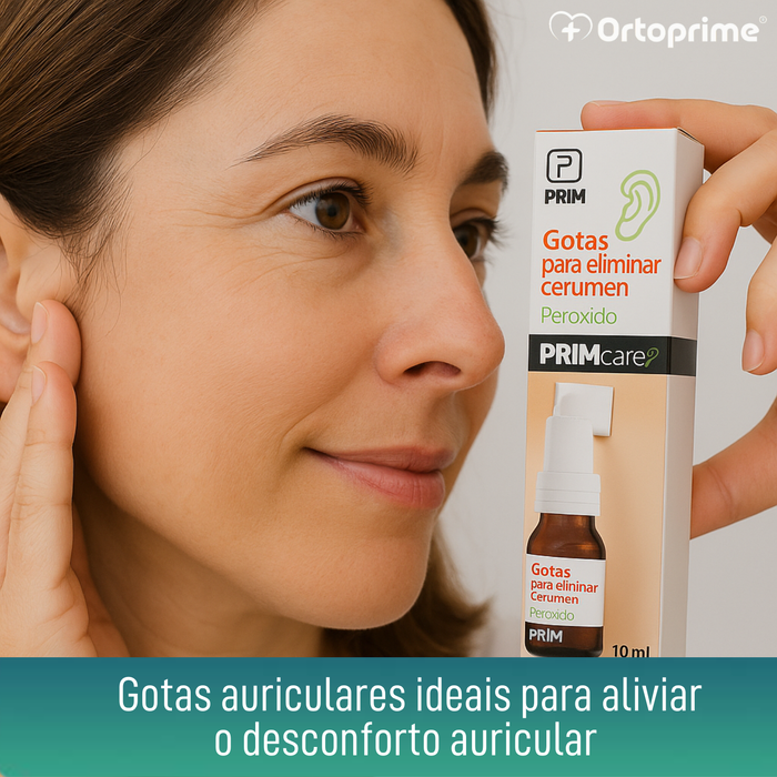 Gotas para Eliminar Cera de Ouvidos | Peróxido 10ml