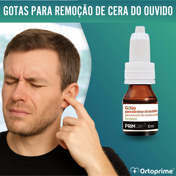 Gotas para Eliminar Cera de Ouvidos | Peróxido 10ml