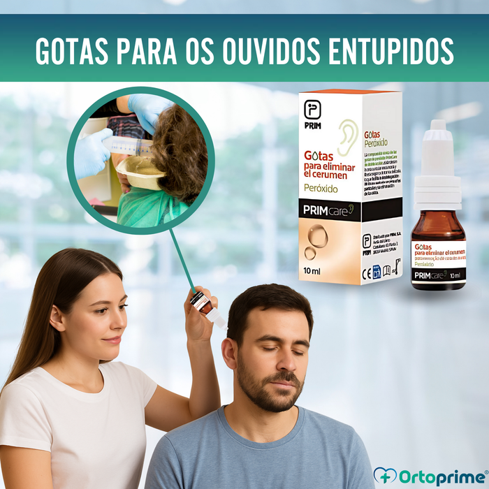 Gotas para Eliminar Cera de Ouvidos | Peróxido 10ml