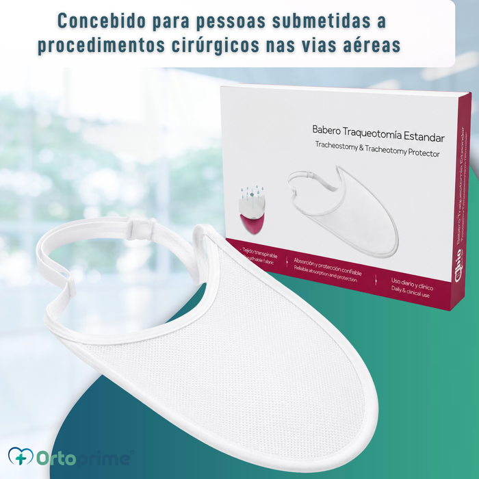Babete Especial para Traqueostomia - Caixa de 10 Unidades