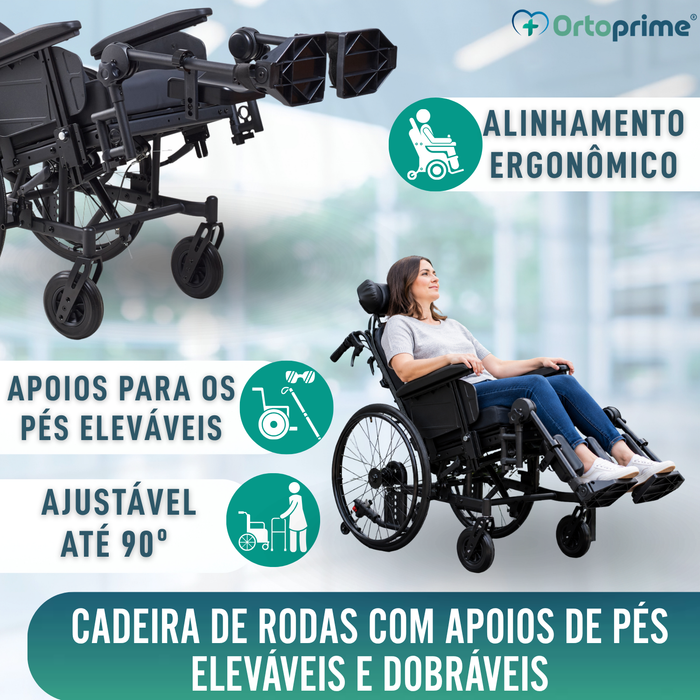 Cadeira de Rodas Basculante de Posicionamento | Anti Úlceras
