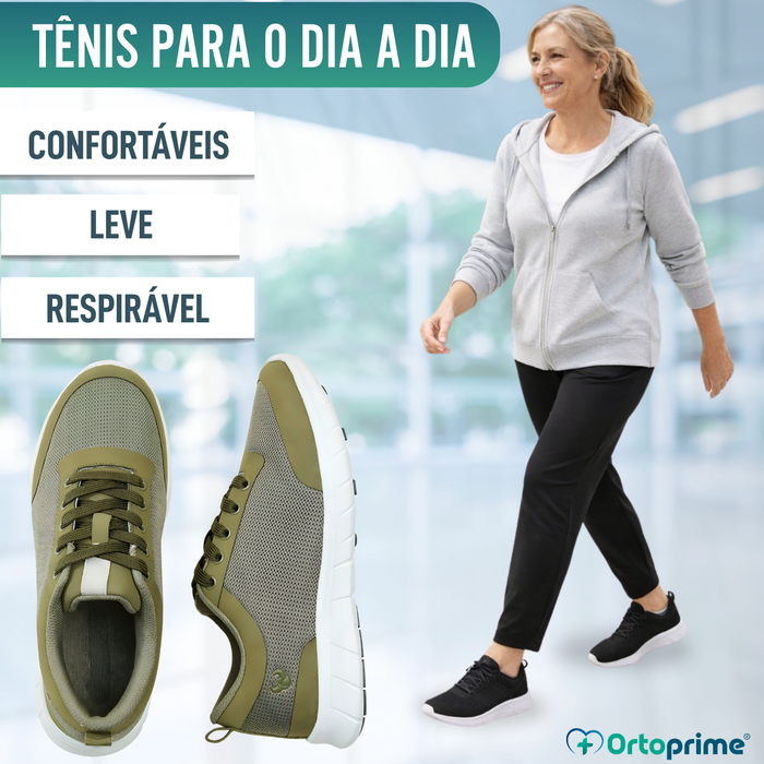 Sapatilha Antiderrapante Confort Suporte de Arco | Unissexo
