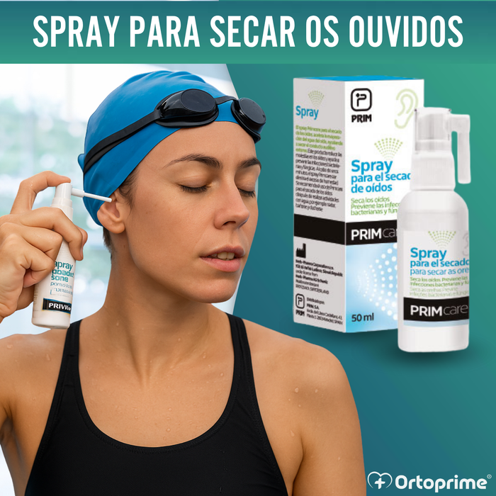 Spray para Secagem dos Ouvidos | Solução de Ação Tripla