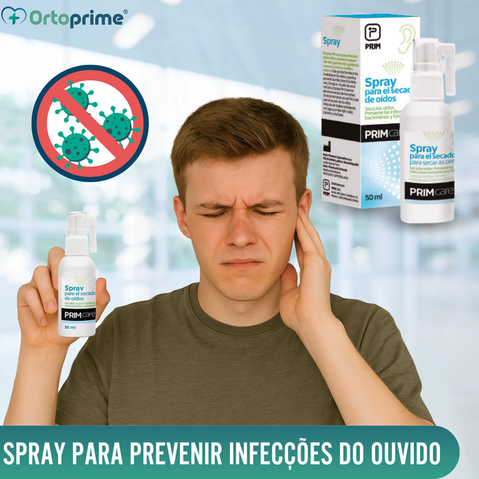Spray para Secagem dos Ouvidos | Solução de Ação Tripla