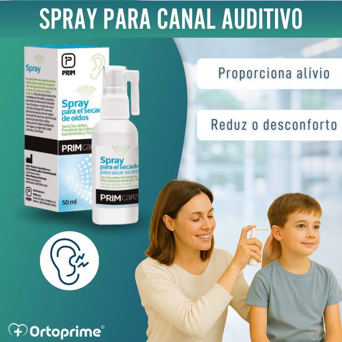 Spray para Secagem dos Ouvidos | Solução de Ação Tripla