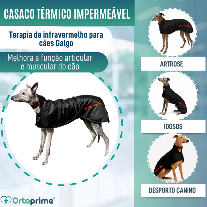Abrigo Térmico Impermeável para Galgo | 2 Tamanhos