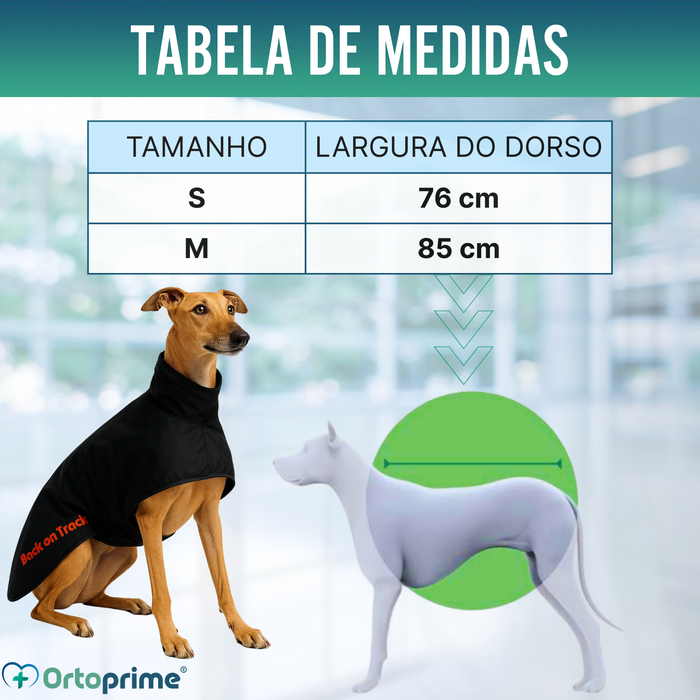 Abrigo Térmico Impermeável para Galgo | 2 Tamanhos