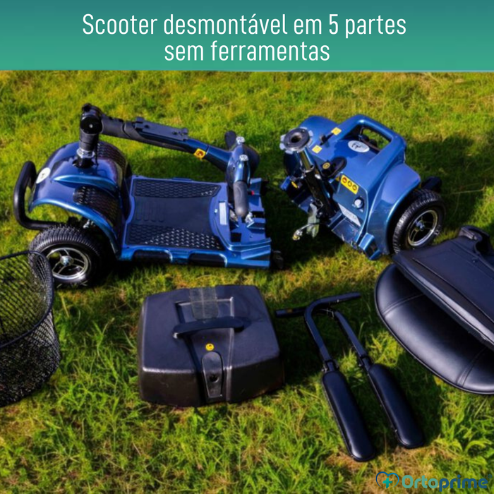 Scooter para Mobilidade Reduzida Desmontável | 4 Rodas