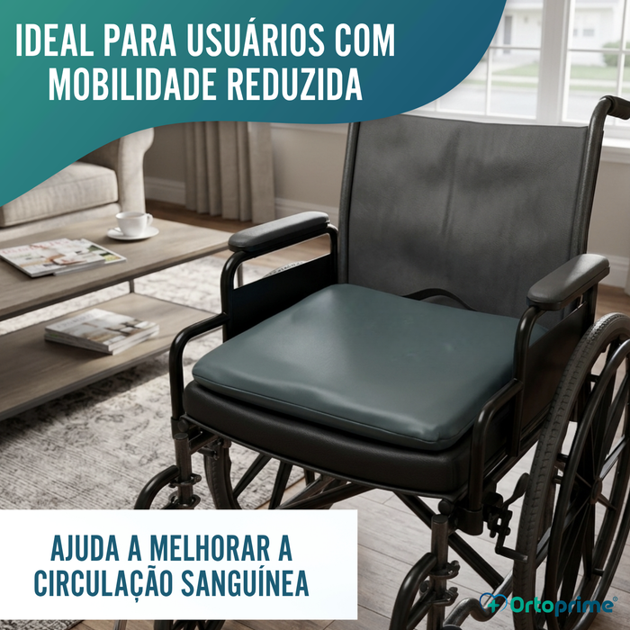 Almofada Antiescaras Visco Gel para Cadeira de Rodas 85 kg/m3
