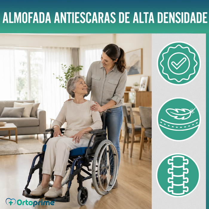 Almofada Anti-Escaras Espuma de Memória 50kg/m3